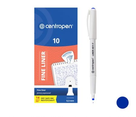 Popisovač CENTROPEN 4611 (2611) modrý 0,3mm