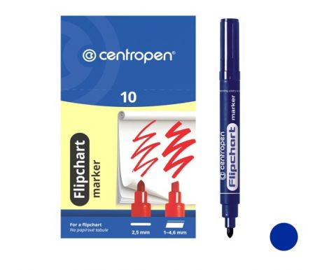 Popisovač CENTROPEN 8550 kulatý modrý