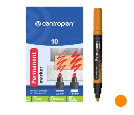 Popisovač CENTROPEN 8566 oranžový