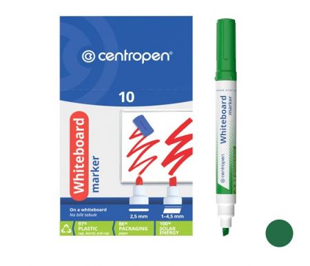 Popisovač CENTROPEN 8569 zelený WBM