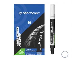 Popisovač CENTROPEN 8586 bílý