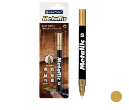 Popisovač CENTROPEN 9220 zlatý