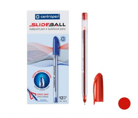 Propiska jednorázová CENTROPEN 2215 červená