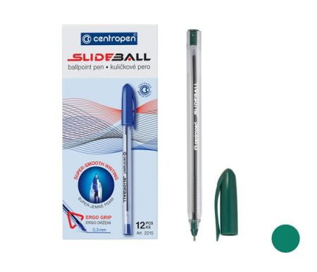 Propiska jednorázová CENTROPEN 2215 zelená