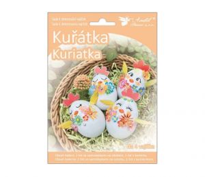 Sada k dekorování vajíček - kuřátka