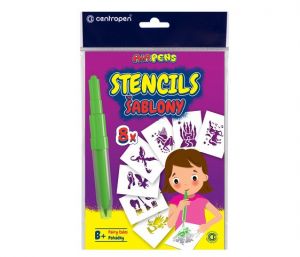 Šablony na foukací fixy CENTROPEN set B+