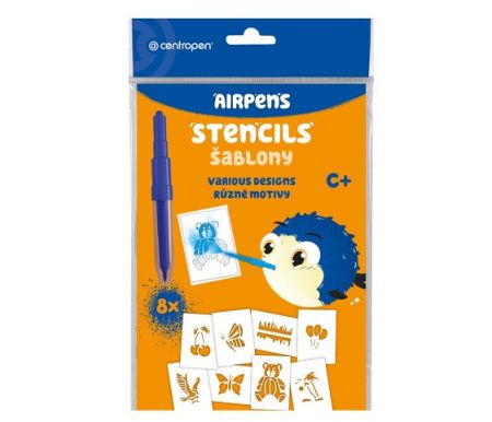 Šablony na foukací fixy CENTROPEN set C+