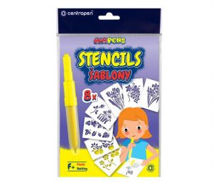 Šablony na foukací fixy CENTROPEN set F+