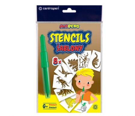 Šablony na foukací fixy CENTROPEN set G+