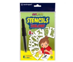 Šablony na foukací fixy CENTROPEN set H+