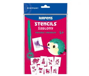 Šablony na foukací fixy CENTROPEN set L+