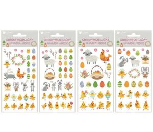 Velikonoční vodové obtisky na vajíčka 9 x 19cm, mix 1