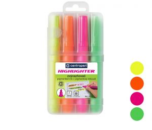 Zvýrazňovač CENTROPEN 8552 (8852)/4 sada 1,5mm