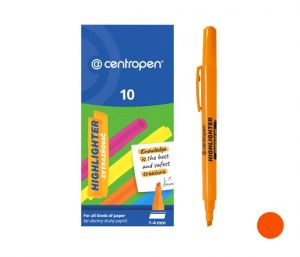 Zvýrazňovač CENTROPEN 8722 oranžový
