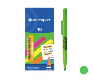 Zvýrazňovač CENTROPEN 8722 zelený