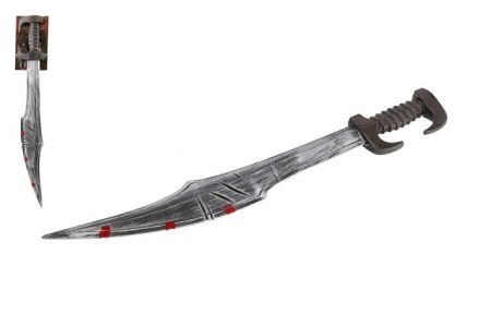 Meč pirátský plast 70cm na kartě