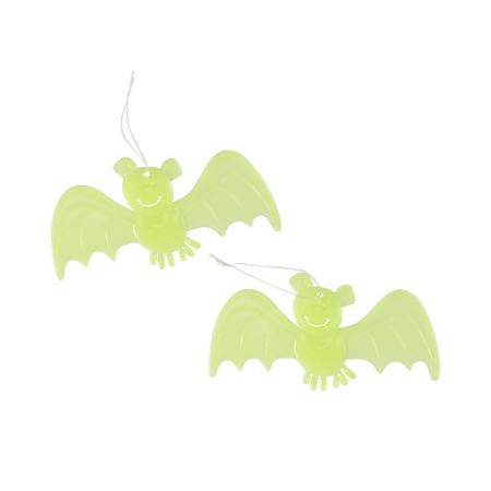 Dekorace netopýr svítící ve tmě 3 ks