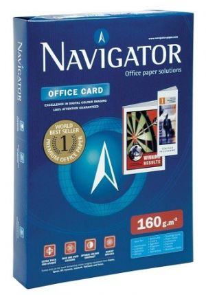 Navigator Office Card A4 Printer Paper 160 gsm Smooth White 250