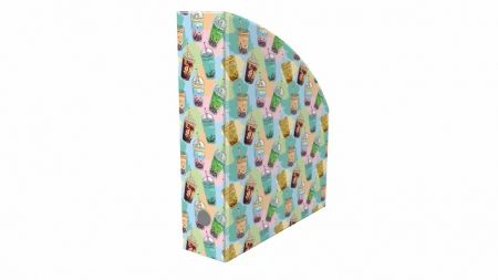 Zásobník na dokumenty s potiskem  A4/70 PP BUBBLE TEA B-FOL