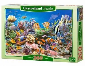 Puzzle Castorland 260 dílků - Ryby na korálovém útesu 
