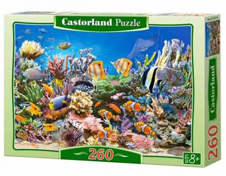 Puzzle Castorland 260 dílků - Ryby na korálovém útesu 