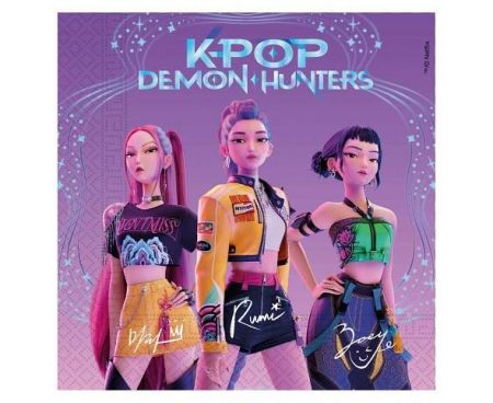 Papírové ubrousky K-POP Demon Hunters 33 × 33 cm, 20 ks