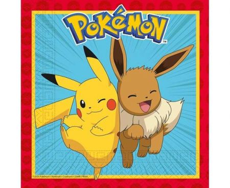 Papírové ubrousky Pokemon 20ks
