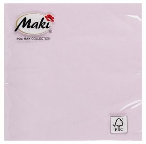Ubrousky MAKI Unikolor L (20ks) Pale lilac