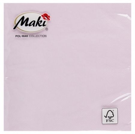 Ubrousky MAKI Unikolor L (20ks) Pale lilac