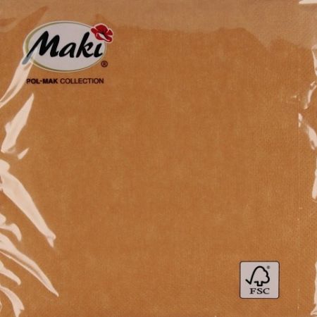 Ubrousky MAKI Unikolor L (20ks) Mustard