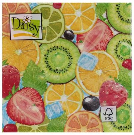 Ubrousky DAISY L (20ks) Fresh Fruit Mix