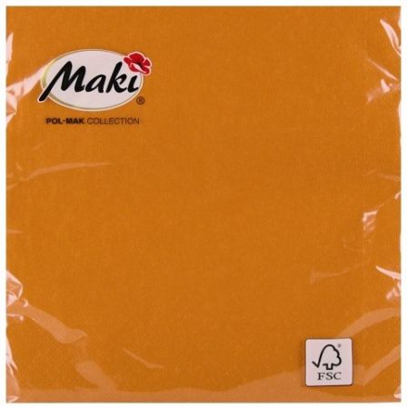 Ubrousky MAKI Unikolor L (20ks) Orange