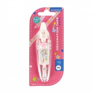 Starpak Dekorativní páska 6 mm x 4 m Hvězdičky 529939