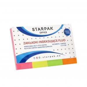STARPAK Indexovací záložky 50x20 mm Neonové 