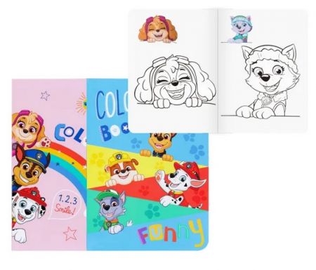 Omalovánky A4 TLAPKOVÁ PATROLA 12 listů DELI EN029