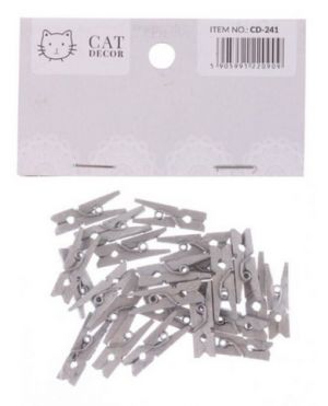 Dřevěné kolíčky 3,5 cm – dekorativní mini kolíčky na tvoření a výzdobu (barevné)<br />