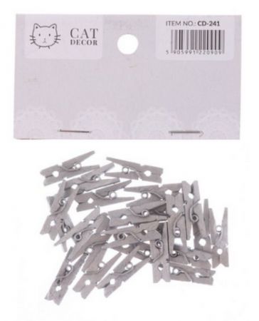 Dřevěné kolíčky 3,5 cm – dekorativní mini kolíčky na tvoření a výzdobu (barevné)<br />