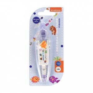 Starpak Dekorativní páska 6 mm x 4 m rybičky 529940