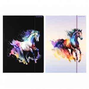 Papírová složka A4 s gumičkou  Horses Starpak 559714<br /><br />