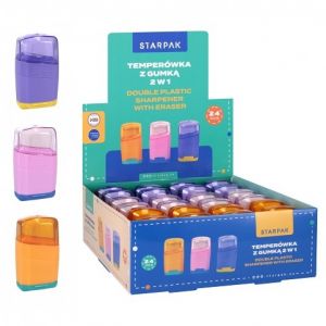 Ořezávátko s gumičkou 2v1 Mix Starpak 563052