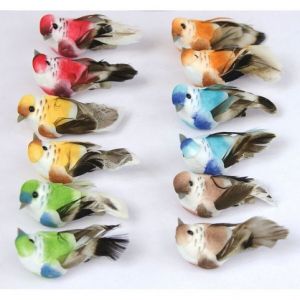 PTÁČEK KLIPS 5cm 12ks MIX BAREV