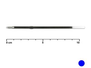 Náplň 10,7/3,5cm tip 0,7mm modrá (transparentní tělo)