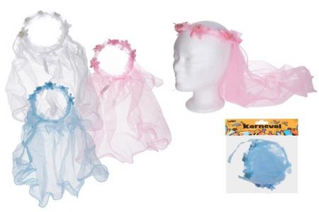 Set karneval W026067 - čelenka se závojem