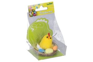 Kuřátko W033889 v hnízdě - dekorace