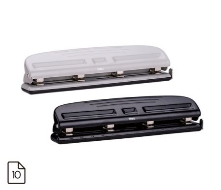 Děrovačka čtyřděrová DELI E0121 mix