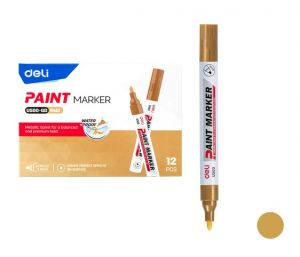 Popisovač lakový DELI EU500-GD zlatý