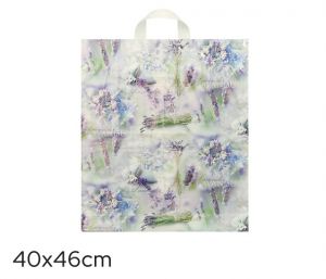 Taška igelitová 40 x 46cm LEVANDULE