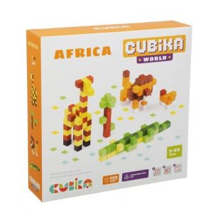 CUBIKA 15306 Pixel "Afrika" - dřevěná 3D stavebnice 200 kostiček