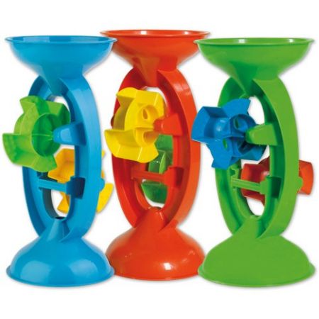 Androni Mlýnek na písek a vodu - výška 28 cm, červený