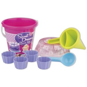 Androni Sada na písek s trychtýřem - střední, růžová